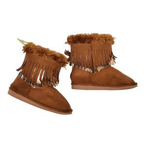 Crazy 8 Moccasin Boots Size 6 Brown